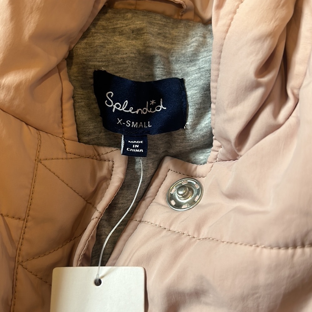 Splendid soft pink jacket coat NEW SIZE XS - Picture 2 of 7